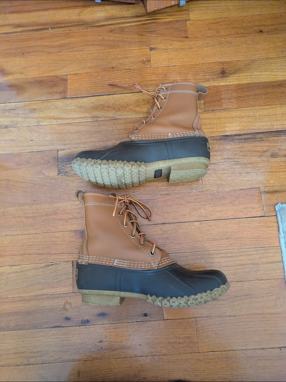 LLBean Unlined Waterproof Women's Duck Boots Size 7